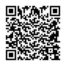 Kod QR dla numeru telefonu +2698104097