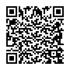 Código QR para número de teléfono +2698104122