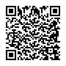 Código QR para número de telefone +2698104146