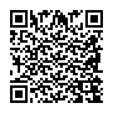 QR-Code für Telefonnummer +2698104166