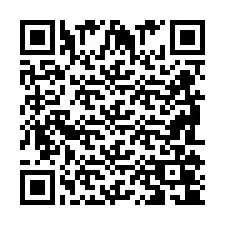 Codice QR per il numero di telefono +2698104175