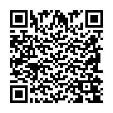 QR-код для номера телефона +2698104178