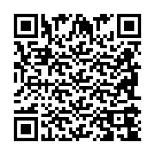 QR-code voor telefoonnummer +2698104182