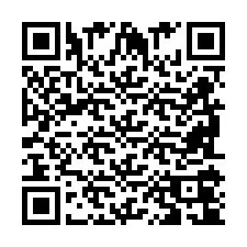 QR kód a telefonszámhoz +2698104187