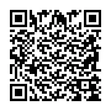 QR-code voor telefoonnummer +2698104215