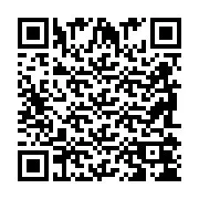 Kode QR untuk nomor Telepon +2698104221