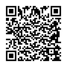 Código QR para número de teléfono +2698104223