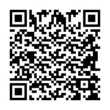 Código QR para número de telefone +2698104237