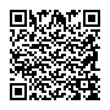 QR-koodi puhelinnumerolle +2698104251