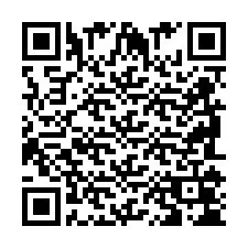 Código QR para número de telefone +2698104254