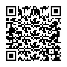 QR-код для номера телефона +2698104269