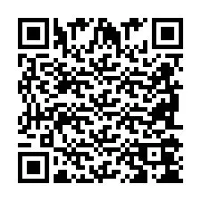 QR Code สำหรับหมายเลขโทรศัพท์ +2698104293