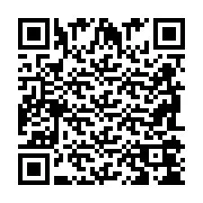 Código QR para número de teléfono +2698104295