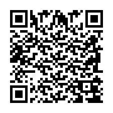 Código QR para número de teléfono +2698104314