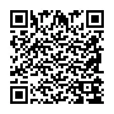 Código QR para número de teléfono +2698104319