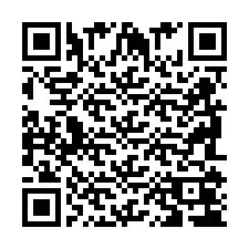 Código QR para número de teléfono +2698104320