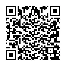 Código QR para número de telefone +2698104330