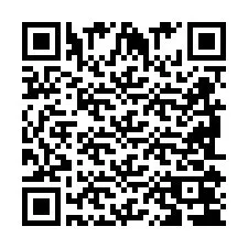 QR-Code für Telefonnummer +2698104336