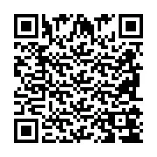 QR-код для номера телефона +2698104343