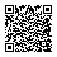 QR Code สำหรับหมายเลขโทรศัพท์ +2698104346