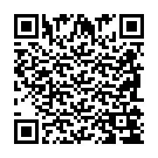 QR-code voor telefoonnummer +2698104354