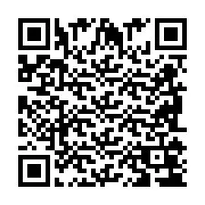 Código QR para número de teléfono +2698104356