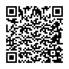 QR Code สำหรับหมายเลขโทรศัพท์ +2698104357