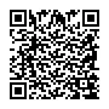 Kode QR untuk nomor Telepon +2698104358