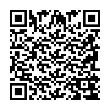 Código QR para número de telefone +2698104364