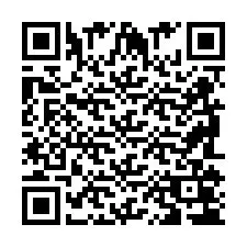 QR-code voor telefoonnummer +2698104371