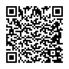 QR-code voor telefoonnummer +2698104397