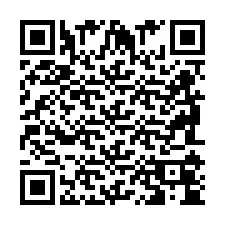 QR-код для номера телефона +2698104400