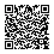 QR kód a telefonszámhoz +2698104410