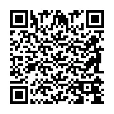 QR kód a telefonszámhoz +2698104411