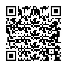 QR-koodi puhelinnumerolle +2698104436