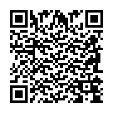 QR-Code für Telefonnummer +2698104454