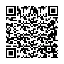 Código QR para número de telefone +2698104456