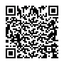 QR-koodi puhelinnumerolle +2698104489