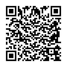 QR-koodi puhelinnumerolle +2698104507