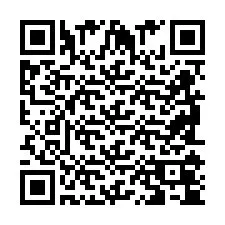 QR-koodi puhelinnumerolle +2698104519