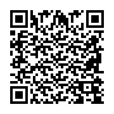 QR-koodi puhelinnumerolle +2698104527