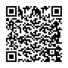 QR-koodi puhelinnumerolle +2698104536