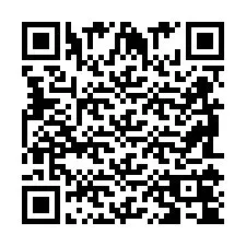 QR-код для номера телефона +2698104541