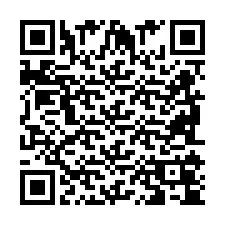 QR-koodi puhelinnumerolle +2698104543