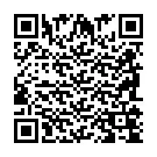 QR код за телефонен номер +2698104550