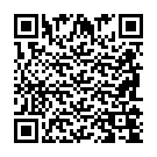 QR код за телефонен номер +2698104555