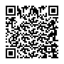 Código QR para número de telefone +2698104590