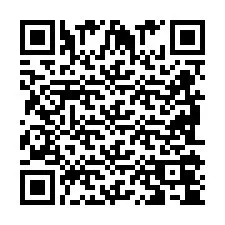 Código QR para número de telefone +2698104596