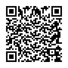 Código QR para número de telefone +2698104601