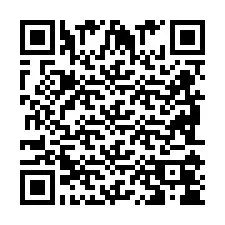 Código QR para número de telefone +2698104602